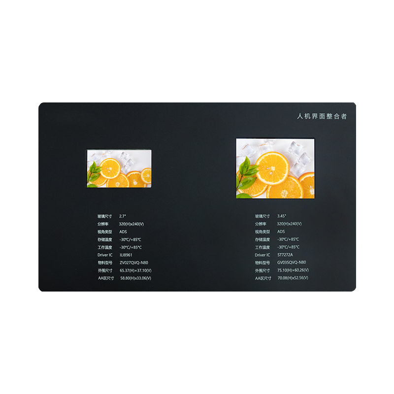 Ecran LCD pătrat de 2,7”,3,45”.