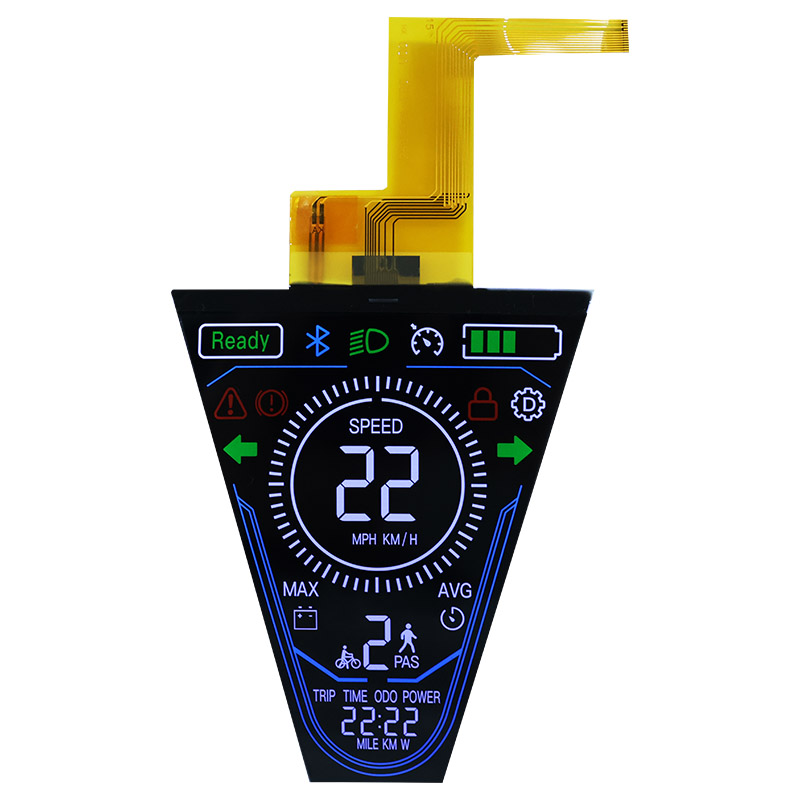 Unghiul larg de vizualizare interfață I2C Afișare segment colorat